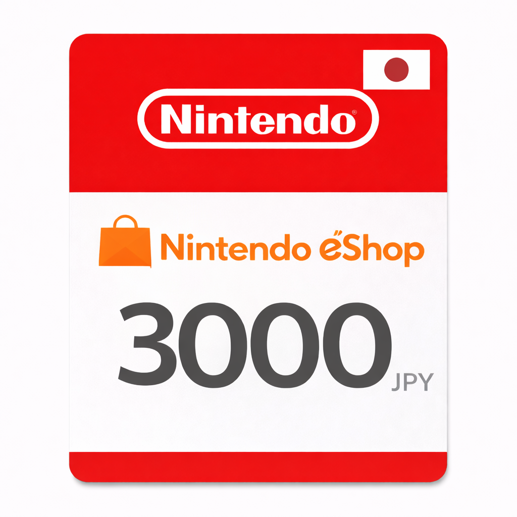 Nintendo Japan eShop 3000 JPY