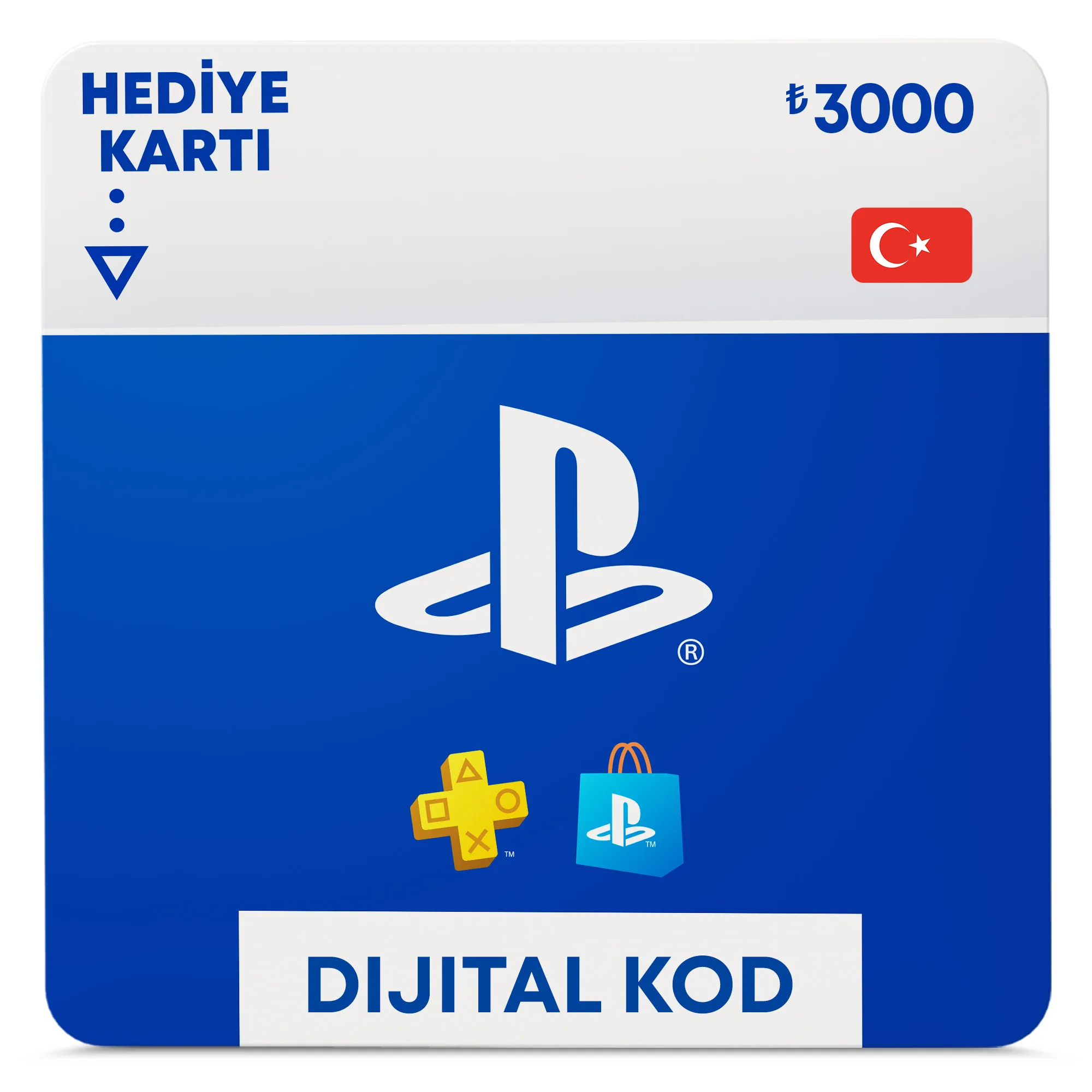 PlayStation Hediye Kartı 3000 TL