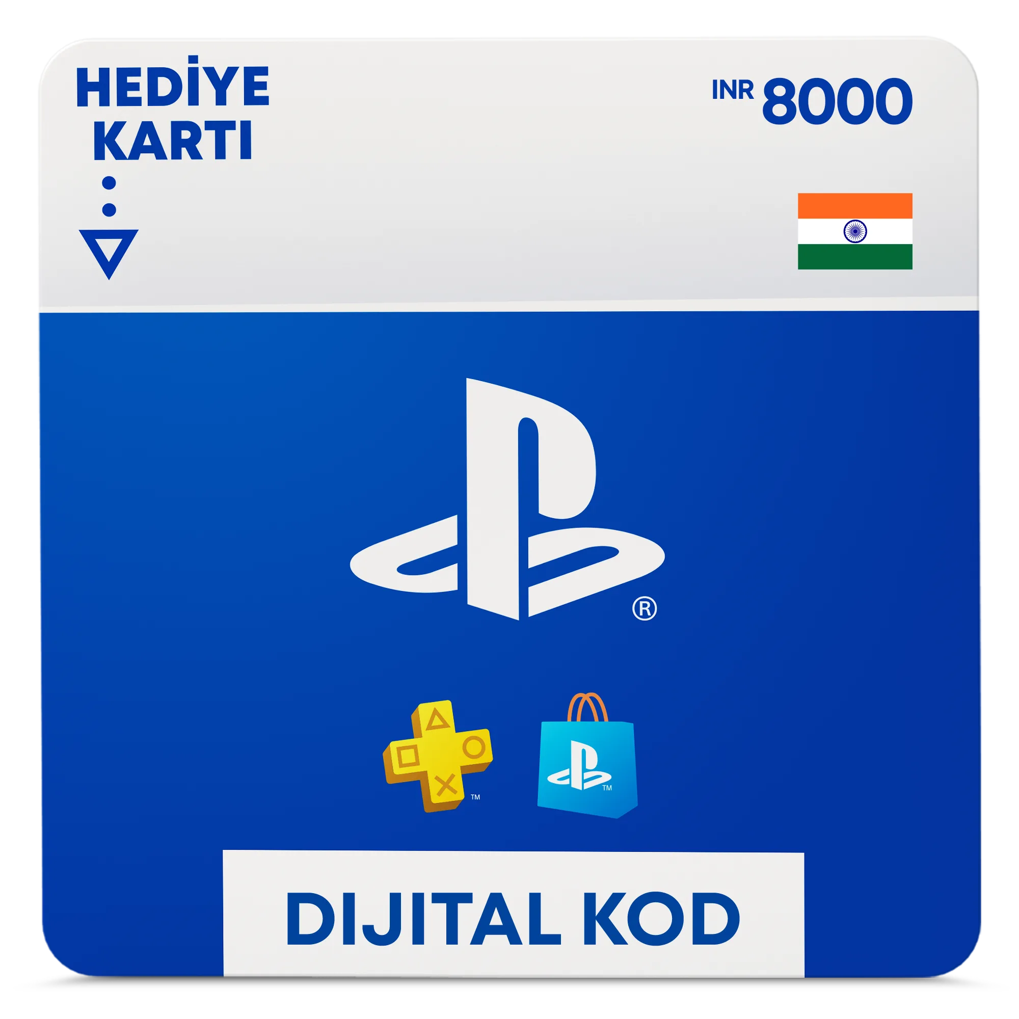 PlayStation Hediye Kartı 8000 INR